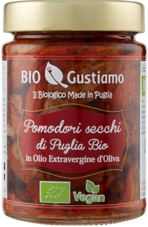 POMODORI SECCHI IN OLIO EXTRAVERGINE D'OLIVA 280 GR BIO GUSTIAMO