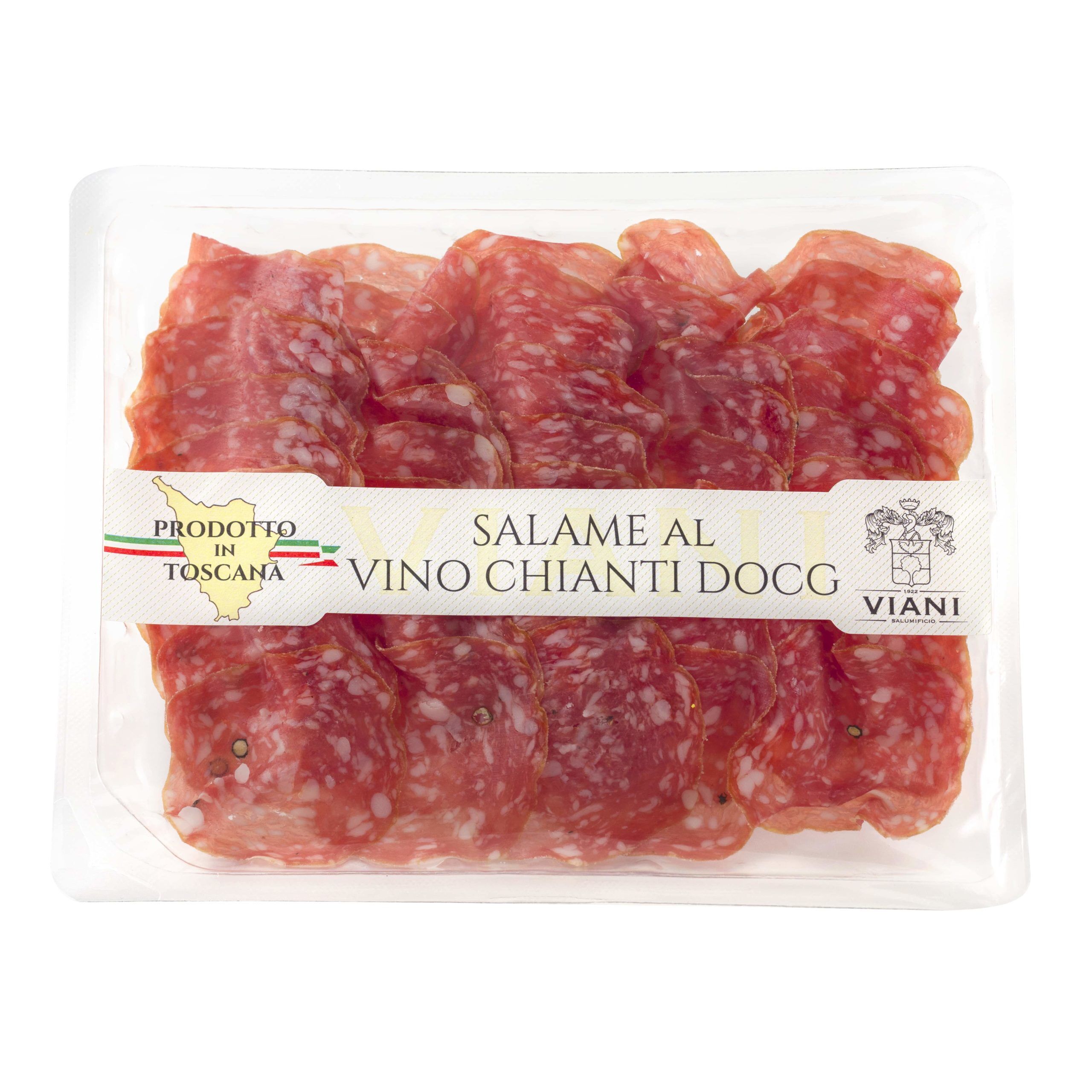 SALAME CON VINO CHIANTI DOCG Loncheado 100g VIANI