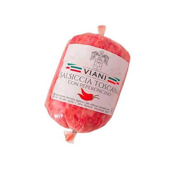 SALSICCIA TOSCANA PEPERONCINO impasto 500g VIANI