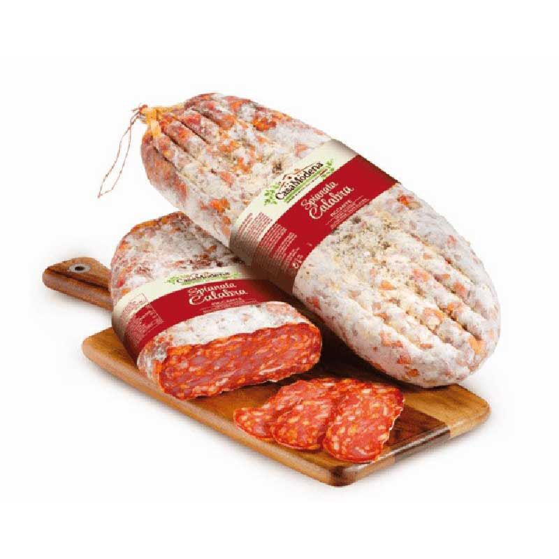 Peeled Spianata Salami Vacuum