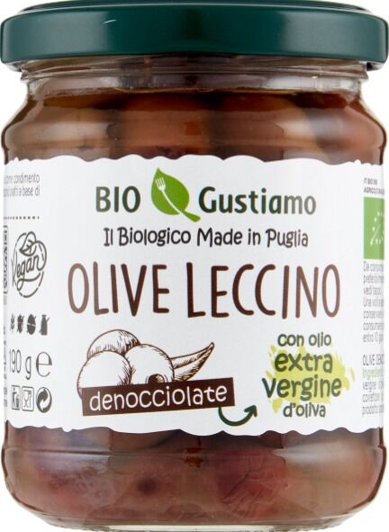 OLIVE LECCINO 200 GR BIO GUSTIAMO