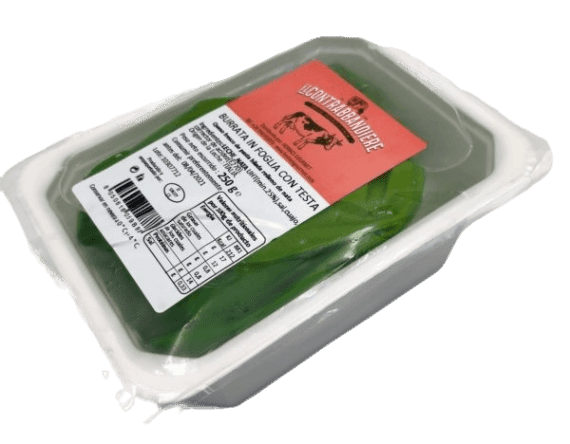 Burrata in Foglia