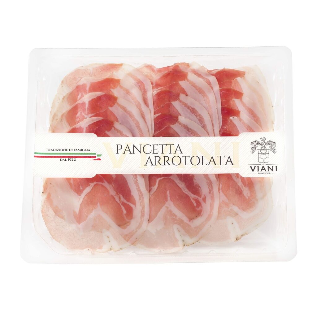 Pancetta Stagionata Arrotolata loncheada
