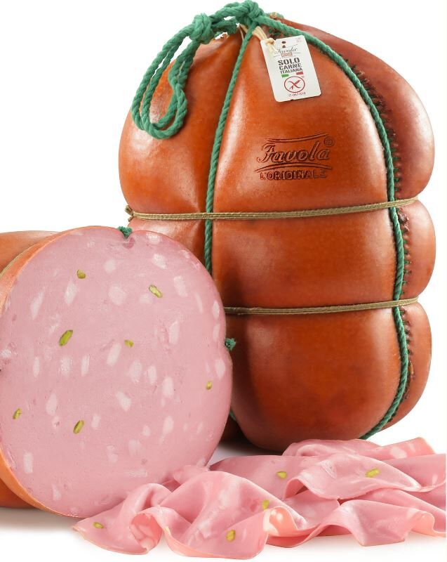 MORTADELLA EMILIANA FAVOLOSA WITH PISTACHIO AL KG